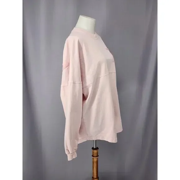 Disneyland Resort Sweatshirt Womens Small Pink Spirit Jersey Glitter Pullov - Picture 5 of 16